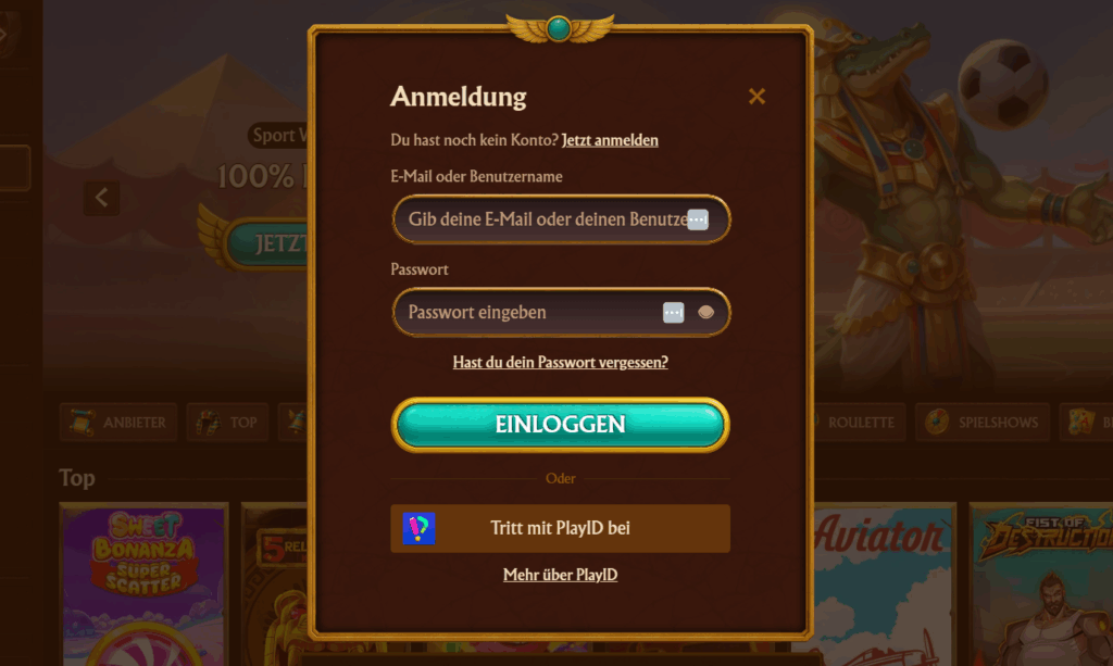 AmunRa Casino Login